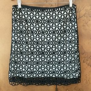 Anthropologie B&W Skirt